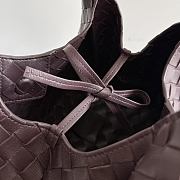 Okify Bottega Veneta Campana Bag Dark Red 28x16x15cm - 4