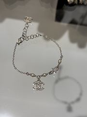 Okify CC Silver Bracelet With Pearl And Diamonds - 1