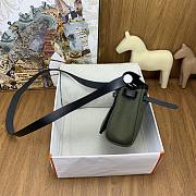 Okify Hermes Herbag Zip 20 Bag Black And Green  - 3