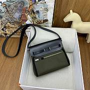 Okify Hermes Herbag Zip 20 Bag Black And Green  - 2