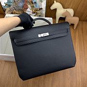 Okify Hermes Kelly Depeches 36 Briefcase Black Togo - 3