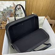 Okify Hermes Victoria Light Briefcase Black 38cm - 2