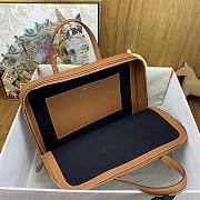 Okify Hermes Victoria Light Briefcase Golden Brown 38cm - 3