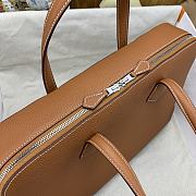 Okify Hermes Victoria Light Briefcase Golden Brown 38cm - 2