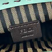 Okify Fendi Sunshine Mini Tote Bag Sage Green 18x13x6cm - 2
