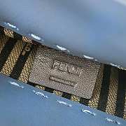 Okify Fendi Sunshine Mini Tote Bag Dark Blue 18x13x6cm - 2