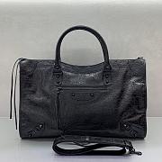 Okify Balenciaga Le City Extra Large Bag Black With Black Hardware 46x30x17cm - 1