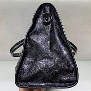 Okify Balenciaga Le City Extra Large Bag Black With Black Hardware 46x30x17cm - 5