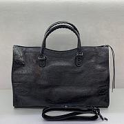 Okify Balenciaga Le City Extra Large Bag Black With Black Hardware 46x30x17cm - 3