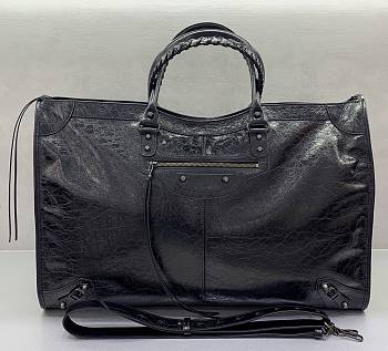 Okify Balenciaga Le City Unbeatable Large Bag Black 55x35x20cm 
