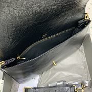 Okify Balenciaga Large BB Soft Flap Bag Black With Gold Hardware 35x24cm - 4