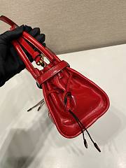 Okify Prada Bonnie Bag Red 23.5x12x9cm 1BA486  - 2