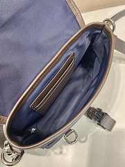 Okify Prada Re-Nylon And Leather Smartphone Case Bag Dark Blue 2ZT071 19x13x5.5cm - 4