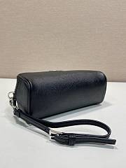 Okify Prada Small Black Leather Pouch 2NE045 20x10x8cm  - 5