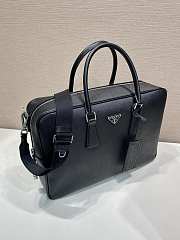 Okify Prada Black Briefcase 2VE028 40x27x10.5cm - 4