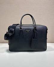 Okify Prada Black Briefcase 2VE028 40x27x10.5cm - 1