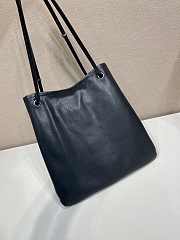 Okify Prada Large Black Leather Tote Bag 1BC293 39x33cm  - 4