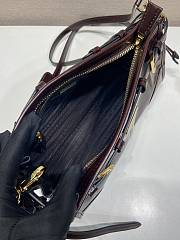 Okify Prada Bonnie Bag Dark Burgundy 1BA215 26x14x12cm - 3