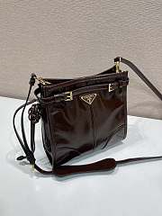 Okify Prada Bonnie Mini Bag Brown 1BA229 20x19.5x8cm - 5