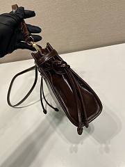 Okify Prada Bonnie Mini Bag Brown 1BA229 20x19.5x8cm - 2