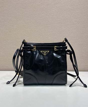 Okify Prada Bonnie Mini Bag Black 1BA229 20x19.5x8cm
