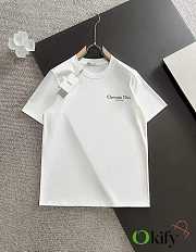 Okify Dior White/ Black T-shirt 14665 - 2