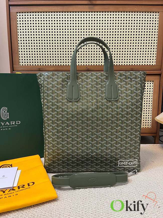 Okify Goyard Voltaire Bag Army Green 38x37.5x13cm - 1