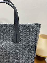 Okify Goyard Voltaire Bag Gray 38x37.5x13cm - 5