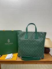 Okify Goyard Voltaire Bag Green 38x37.5x13cm - 1