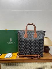 Okify Goyard Voltaire Bag Black And Brown 38x37.5x13cm - 1