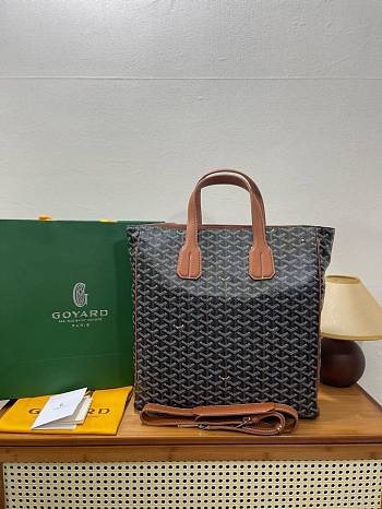 Okify Goyard Voltaire Bag Black And Brown 38x37.5x13cm