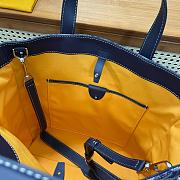 Okify Goyard Voltaire Bag Dark Blue 38x37.5x13cm - 5
