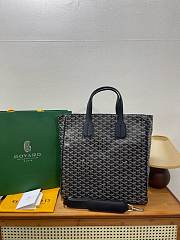 Okify Goyard Voltaire Bag Black 38x37.5x13cm - 1