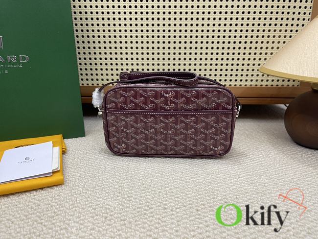 Okify Goyard Cap-Vert PM Bag Red Burgundy 23x14x8cm - 1