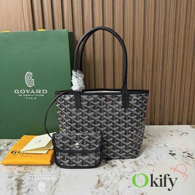 Okify Goyard Anjou Mini Bag Black 20x20x10cm - 1