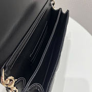Okify Dior Miss Dior Bag Black Lambskin Light Gold Hardware 21x11x5cm - 4