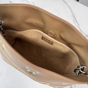 Okify Loewe Small Flamenco Cats Clutch Bag Brown 23x18x9cm - 2