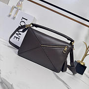 Okify Loewe Featherlight Puzzle Bag Dark Brown 24x16.5x10.5cm - 4