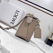 Okify Loewe Featherlight Puzzle Bag Gray Beige 24x16.5x10.5cm - 2