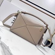 Okify Loewe Featherlight Puzzle Bag Gray Beige 24x16.5x10.5cm - 4