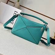 Okify Loewe Featherlight Puzzle Bag Teal Green 24x16.5x10.5cm - 5