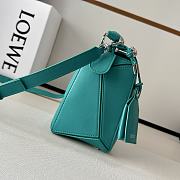 Okify Loewe Featherlight Puzzle Bag Teal Green 24x16.5x10.5cm - 3