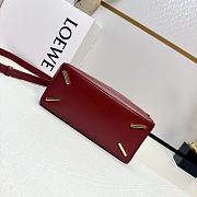 Okify Loewe Featherlight Puzzle Bag Dark Red 24x16.5x10.5cm - 4