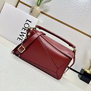 Okify Loewe Featherlight Puzzle Bag Dark Red 24x16.5x10.5cm - 3