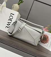 Okify Loewe Featherlight Puzzle Bag Light Gray 24x16.5x10.5cm - 5