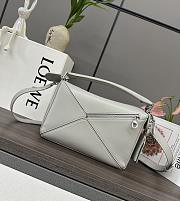Okify Loewe Featherlight Puzzle Bag Light Gray 24x16.5x10.5cm - 2