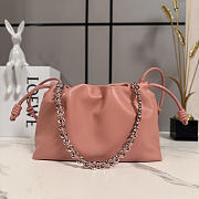 Okify Loewe Flamenco Purse Bag Pink 30x20x10.5cm  - 1