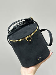 Okify Alaia La Canette Bag Black Suede 16x13x13cm - 1
