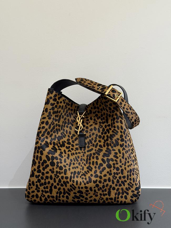 Okify YSL Le 5 À 7 Large Leopard Bag 31x30x13cm  - 1