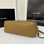 Okify YSL Loulou Puffer Medium Bag Brown Lambskin 29x17x11cm - 6